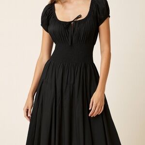 Grace Elements Black Sleeveless Full Skirt Midi Dress – Size‎ M